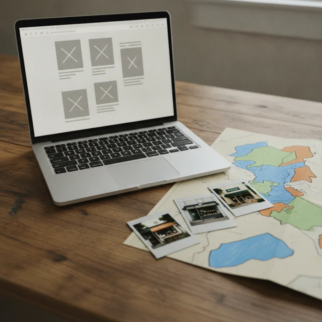 page zone géographique SEO